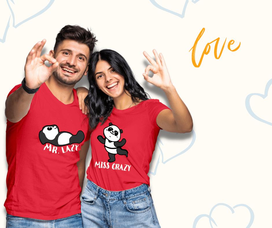 BUY COUPLE T SHIRTS ONLINE IN INDIA - Hangout Hub