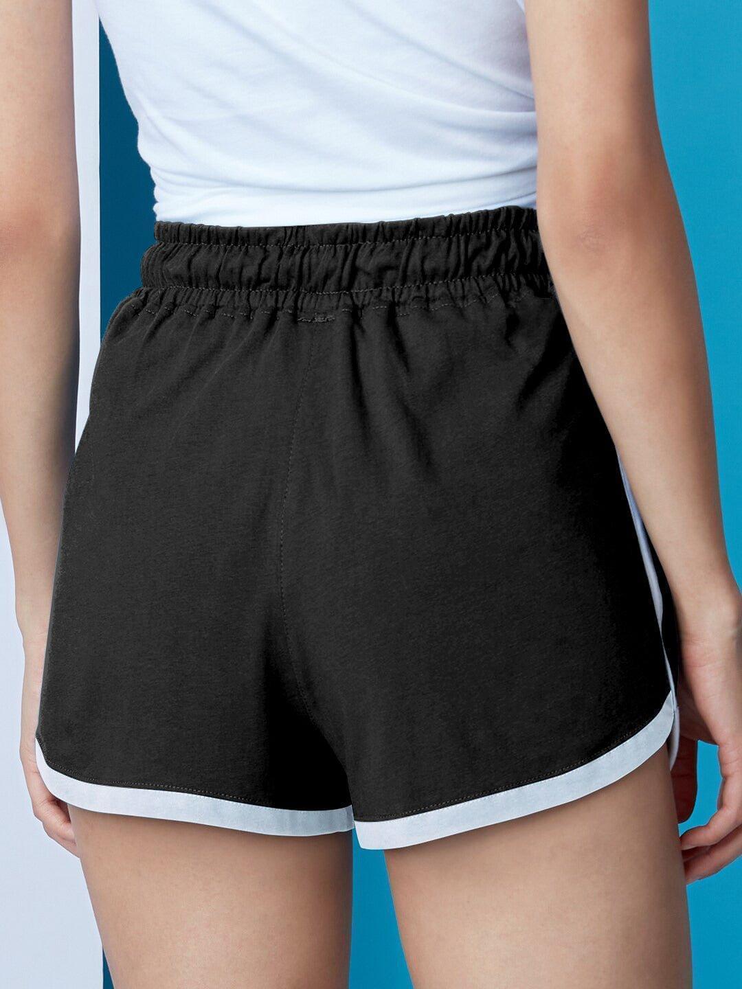 Shorts For Women In Black Colour variant 1