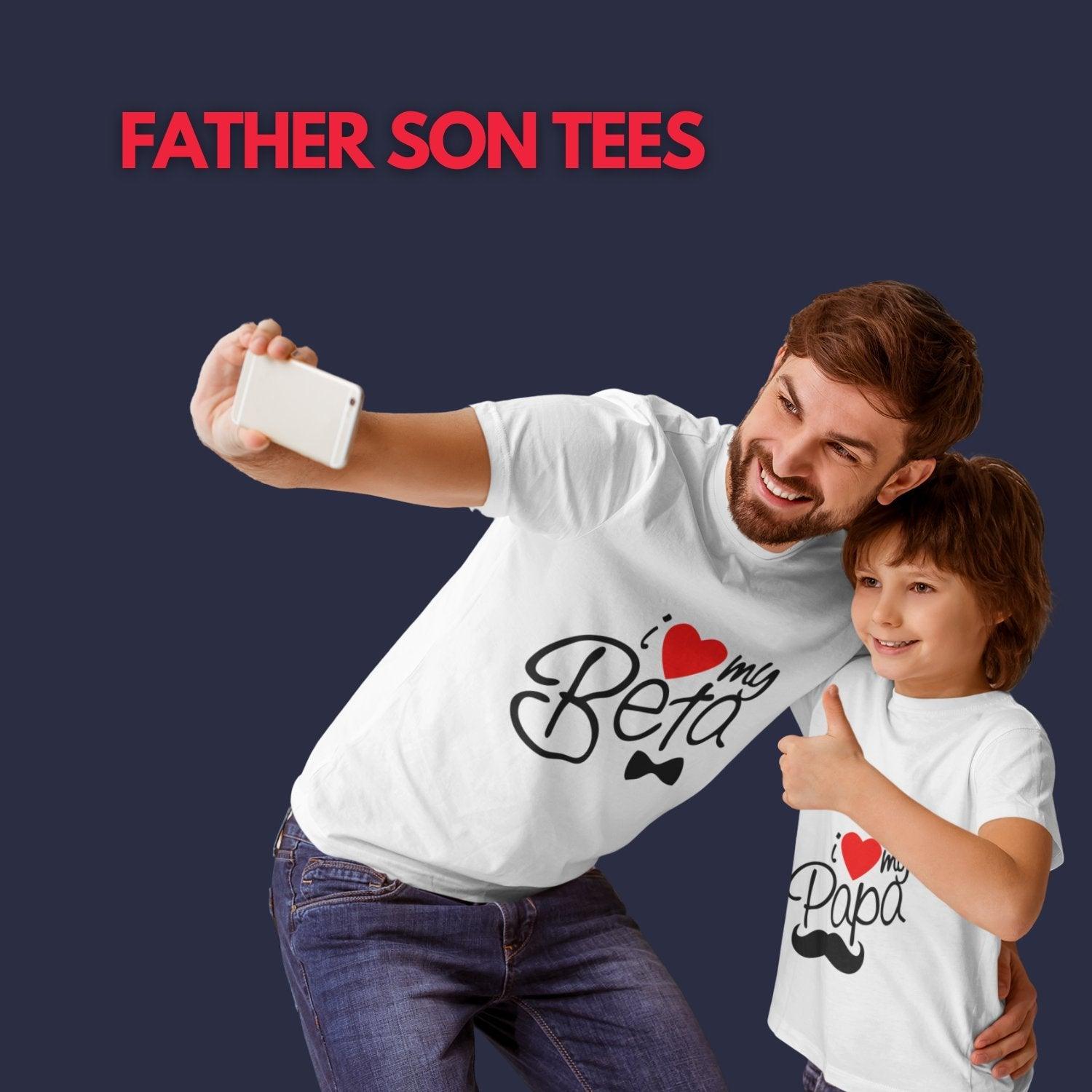 BUY DAD & SON T SHIRTS ONLINE IN INDIA - Hangout Hub