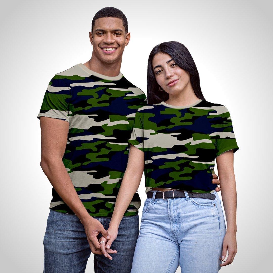 Couple T Shirt Camouflage