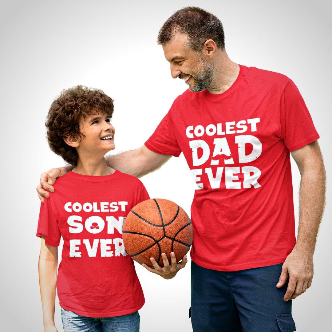 family-of-2-t-shirt-red-for-dad-son-coolest-dad-son-ever