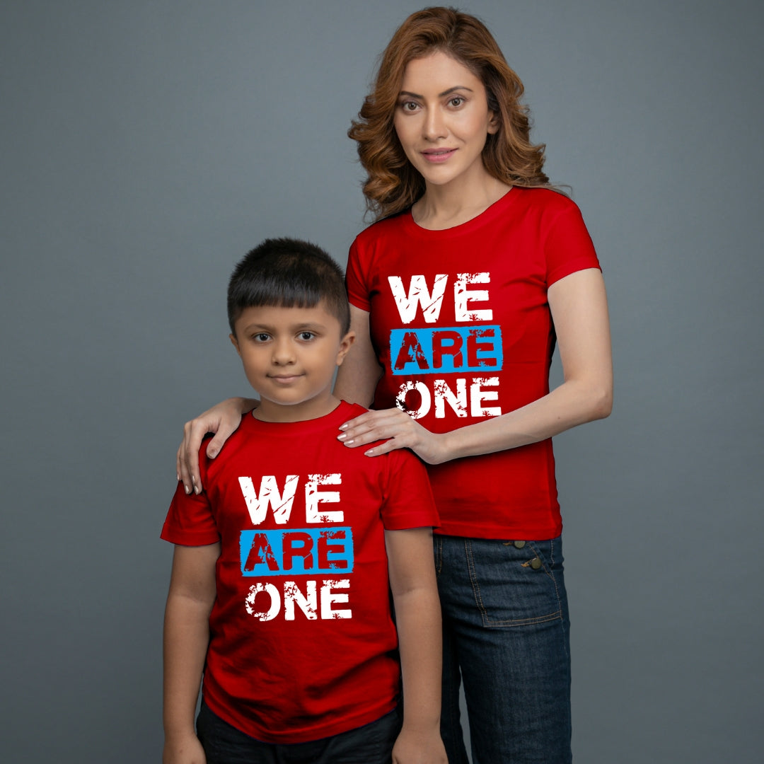 Mom & Son T-Shirt We Are One
