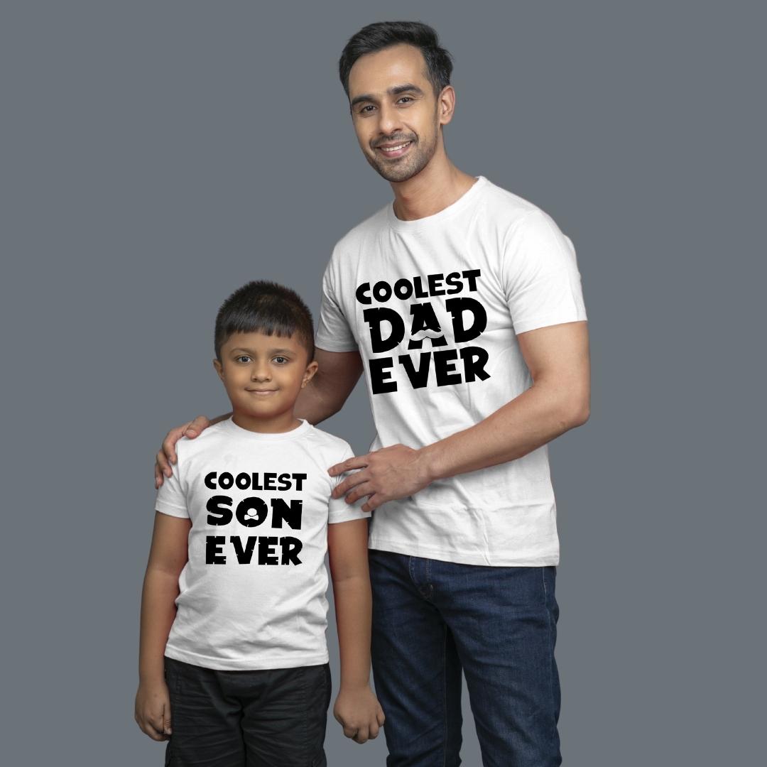 family-of-2-t-shirt-white-for-dad-son-coolest-dad-son-ever