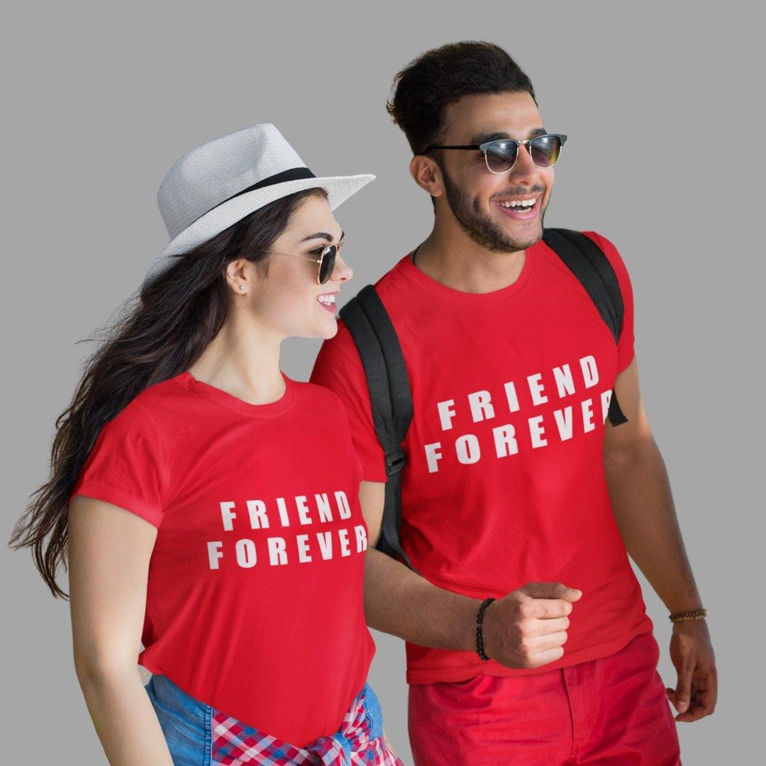 Friends T Shirt In Red Colour - Friends Forever Variant