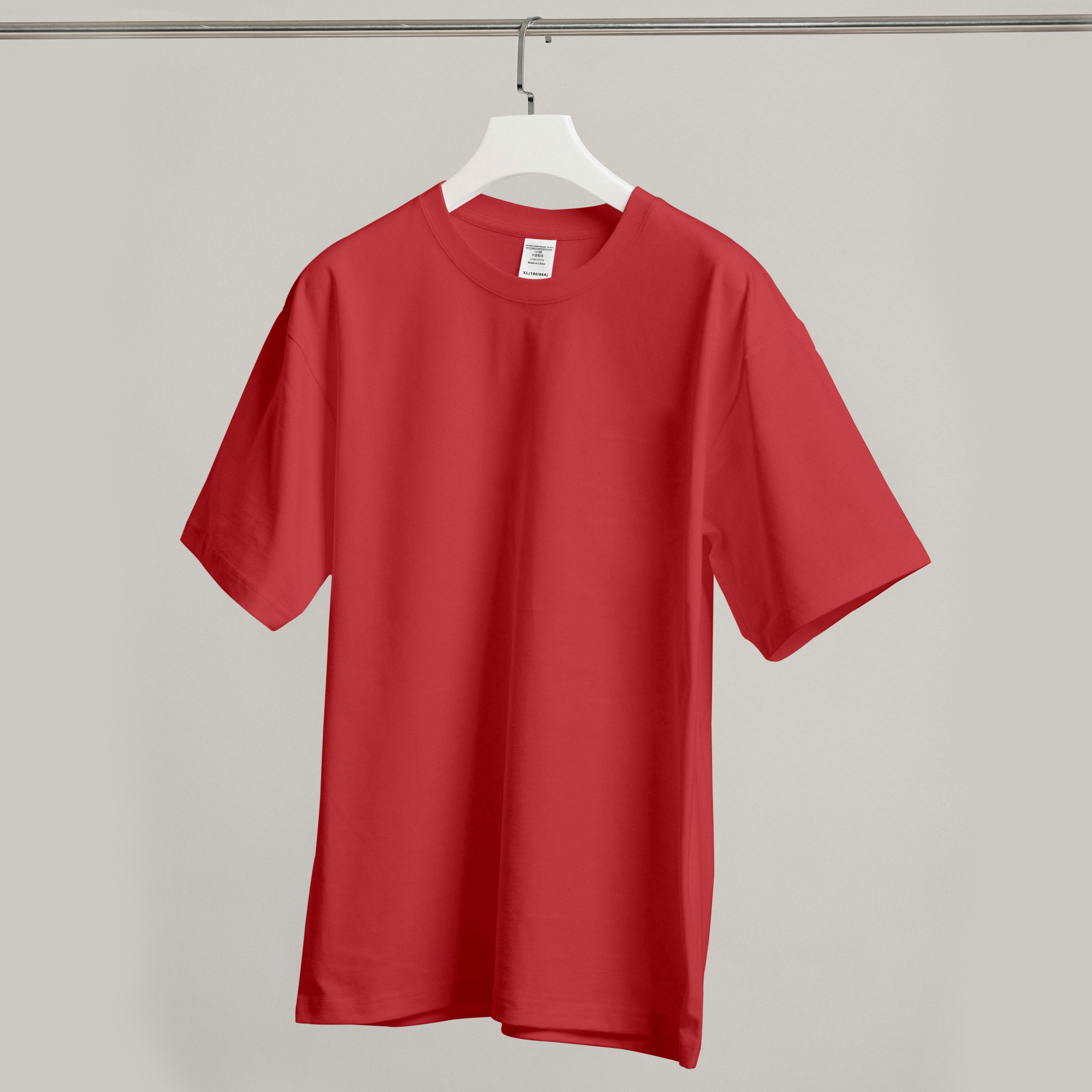 Oversized Maroon T Shirt Loop Net French Terry 240GSM (BULK)