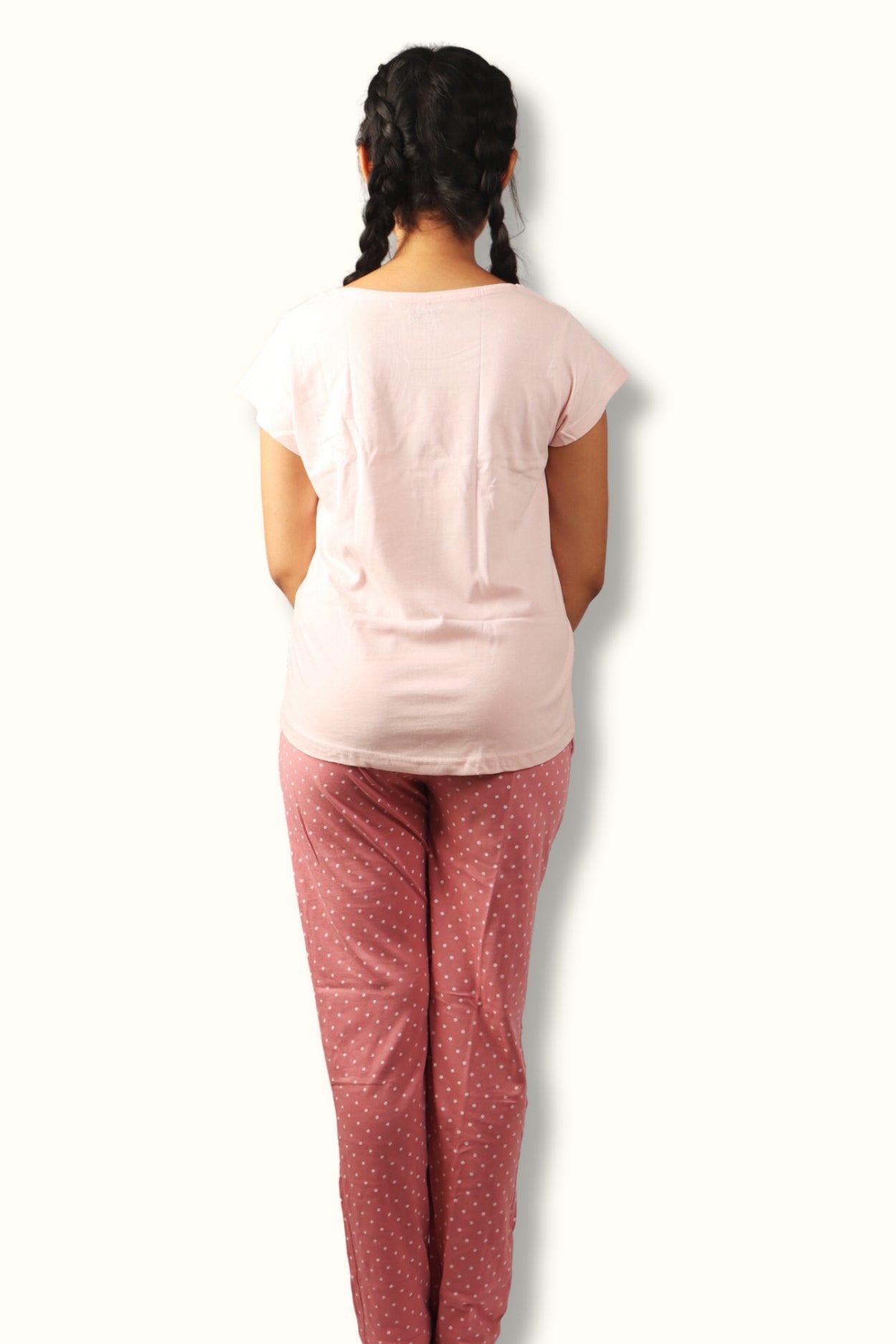 Night Suit For Women In Pink Colour - Let The Weekend Begin - Variant 1